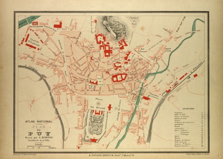 MAP OF PUY, FRANCE
