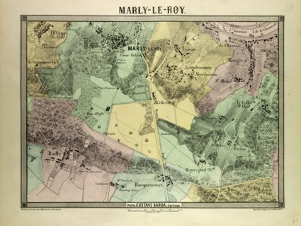 MAP OF MARLY-LE-ROY, FRANCE