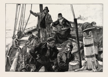 HELGA TOOK ME BY THE ARM, DRAWN BY W. H. OVEREND.
