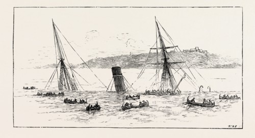 WRECK OF THE UTOPIA, GIBRALTAR