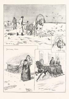 SIBERIA IN WINTER: GETTING WATER FROM THE FROZEN YENESEI; SNOW SCAVENGER IN KRASNOIARSK
