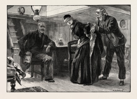 ON BOARD THE LIGHT OF THE WORLD, DRAWN BY W.H. OVEREND