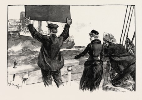 Have they read the message, do you think, Mr. Jones? DRAWN BY W. H. OVEREND.