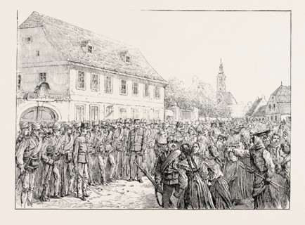 LABOUR RIOTS IN HUNGARY: OUTSIDE THE TOWNHALL AT BÃâKÃâSCSABA