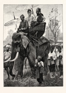 A BURMESE PRINCE ON A VISIT OF STATE