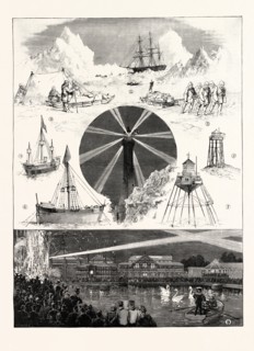 SKETCHES AT THE ROYAL NAVAL EXHIBITION: 1. H.M.S. Investigator at Winter Quarters in Merey Bay. 2,3