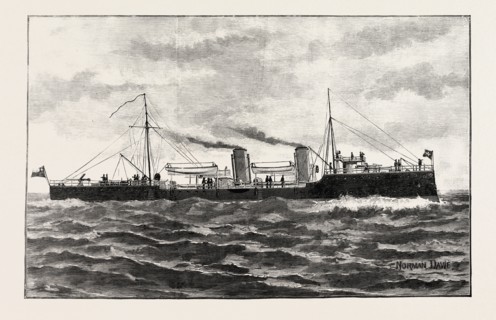 THE CHILIAN TORPEDO CRUISER ALMIRANTE LYNCH.