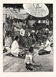 THE KALÃƒÅ  STATE, UPPER BURMA: THE TSAWBAW, WITH HIS WIVES AND MINISTERS