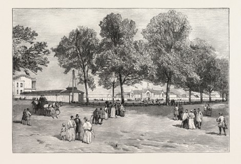 ENTRANCE TO THE AGRICULTURAL SHOW, FROM THE LONDON ROAD, DONCASTER
