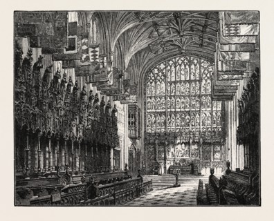THE CHOIR, ST. GEORGE'S CHAPEL, WINDSOR, UK