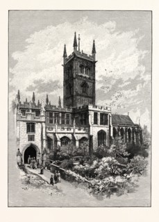 ST. PETER'S, WOLVERHAMPTON, FROM THE SOUTH EAST