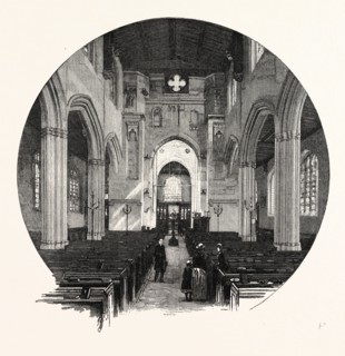 FAIRFORD CHURCH: THE NAVE, LOOKING EAST