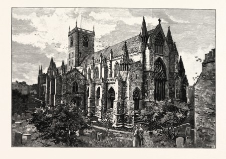 SELBY ABBEY, FROM THE SOUTH EAST