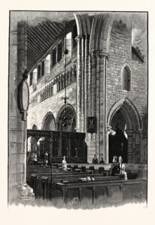CARTMEL CHURCH, VIEW ACROSS THE NAVE