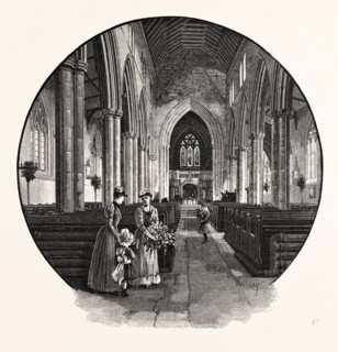 HOWDEN CHURCH, THE INTERIOR, LOOKING EAST