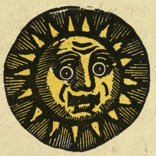 illustration of English tales, folk tales, and ballads. The face of the sun