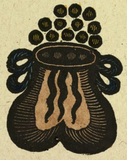 illustration of English tales, folk tales, and ballads. A purse