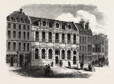 THE NEW FAÃáADE OF THE SCHOOL OF FINE ARTS, PARIS, FRANCE