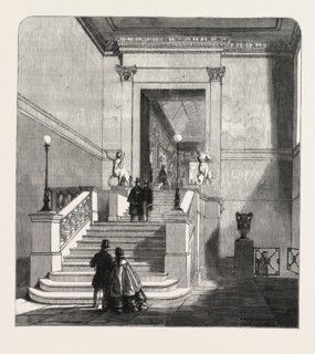 THE NEW STAIRCASE TO THE ROYAL ACADEMY, UK