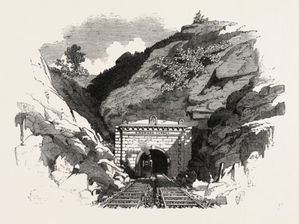 THE BALTIMORE AND OHIO RAILWAY: RINGWOOD TUNNEL, USA