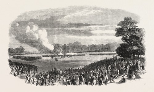 VOLUNTEER FIELD-DAY IN REGENT'S PARK, LONDON, UK