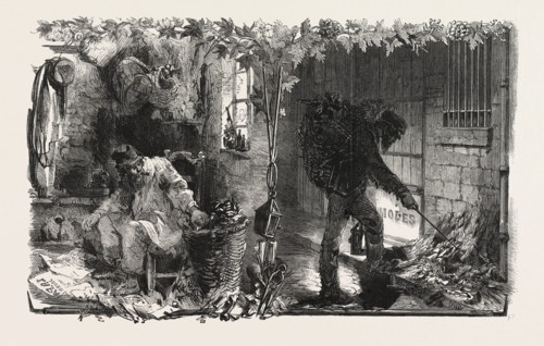 THE TREATY WITH FRANCE, FRENCH RAGS AND FRENCH PAPER: RAG-SORTER IN PARIS (LEFT), THE PARISIAN