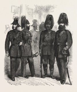 THE UNIFORM OF THE 1ST SURREY RIFLES.