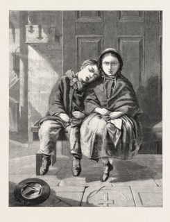 THE SERMON, BY T. ROBERTS, IN THE EXHIBITION OF THE SOCIETY OF BRITISH ARTISTS