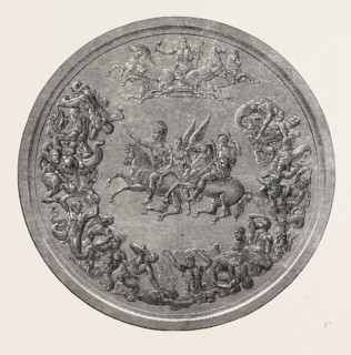 PISTRUCCI'S GREAT WATERLOO MEDAL: REVERSE