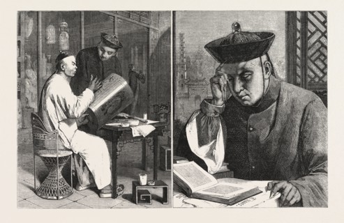 THE LANTERN PAINTER, BY M. THEODORE DELAMARRE (LEFT), THE OCCIDENTALIST, BY M. THEODORE DELAMARRE
