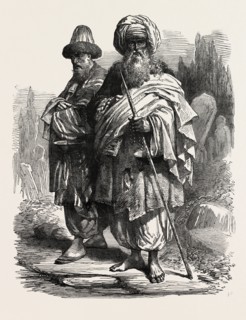 TURKISH DERVISHES, FROM AN ORIGINAL DRAWING BY JAMES ROBERTSON, OF CONSTANTINOPLE, ISTANBUL, 1854