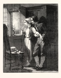EVANGELINE PAINTED BY JOHN ABSOLON, FROM THE EXHIBITION OF THE NEW SOCIETY OF PAINTERS IN