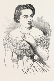 MADAME MARIE CABEL, DRAWN BY BAUGNIET