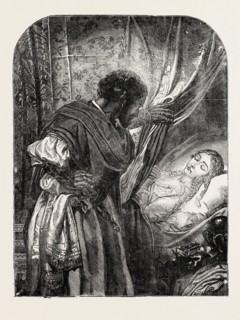 OTHELLO PAINTED BY H.C. SELOUS, FROM THE EXHIBITION OF THE BRITISH INSTITUTION, 1854