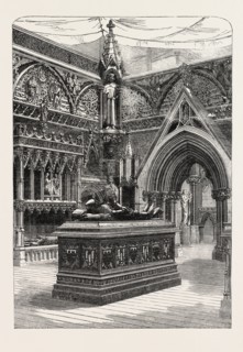 THE ENGLISH MEDIAEVAL COURT, AT THE CRYSTAL PALACE, SYDENHAM, 1854, UK