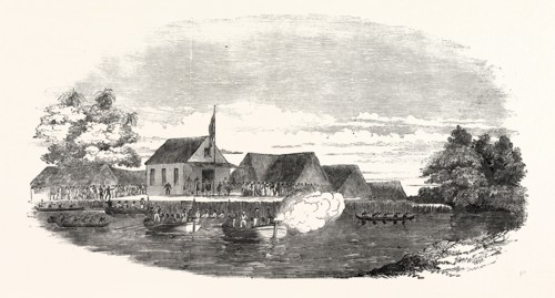 H.M.S. ANTELOPE, AT FERNANDO PO: ELECTION OF A NEW SOVEREIGN, 1854