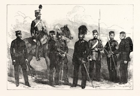 ENGLISH MILITIA AND YEOMANRY CAVALRY, 1854