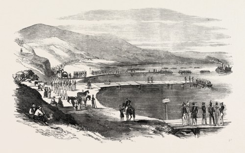 EXBARRATION OF BRITISH TROOPS (LIGHT DIVISION), AT VARNA, FOR THE CRIMEA, 1854
