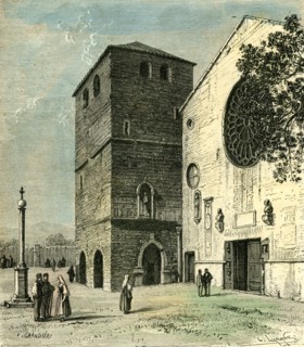 Trieste, Italy, Church, 1876
