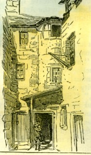 Aberdeen, In the Ship Row, 1885, UK