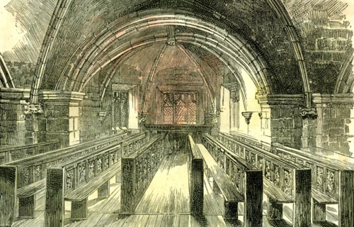 Aberdeen, East Church, The Crypt, 1885, UK