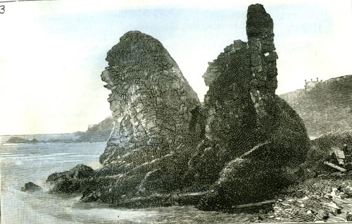 Aberdeen, The Rocks at Muchalls, 1885, UK