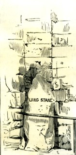 Aberdeen, The Langstane in the Windmill Brae, 1885, UK