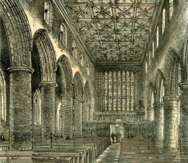 Aberdeen, Old Machar Cathedral, 1885, UK