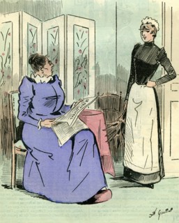 Domestic Servant, 1891, Paris, France