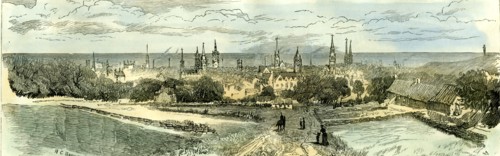 Aberdeen, 1885, U.K., From the Rubislaw Road
