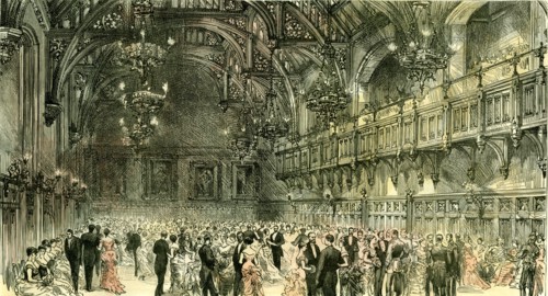 Aberdeen, 1885, U.K., The Town and County Hall in the Municipal Buildings