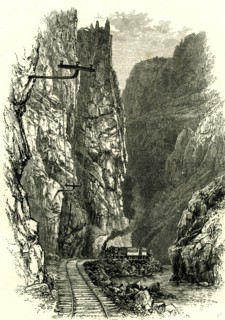 The Royal Gorge of the Arkansas, 1891, USA