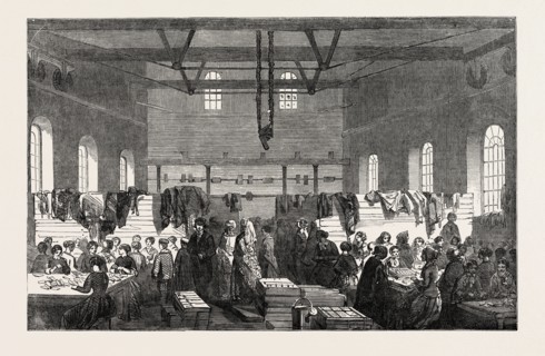 SCHLESINGER AND CO.'S AMMUNITION WORKS AT NORTHFLEET, BALL-CARTRIDGE-MAKING, 1854