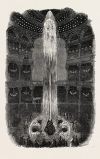 THE LUMINOUS FOUNTAIN, AT THE PANOPTICON, LEICESTER SQUARE, LONDON, 1854